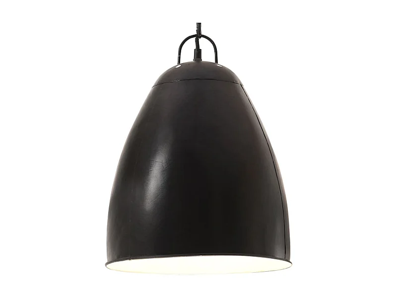 Lampe suspendue industrielle 25 W Noir Rond 32 cm E27 FR665681