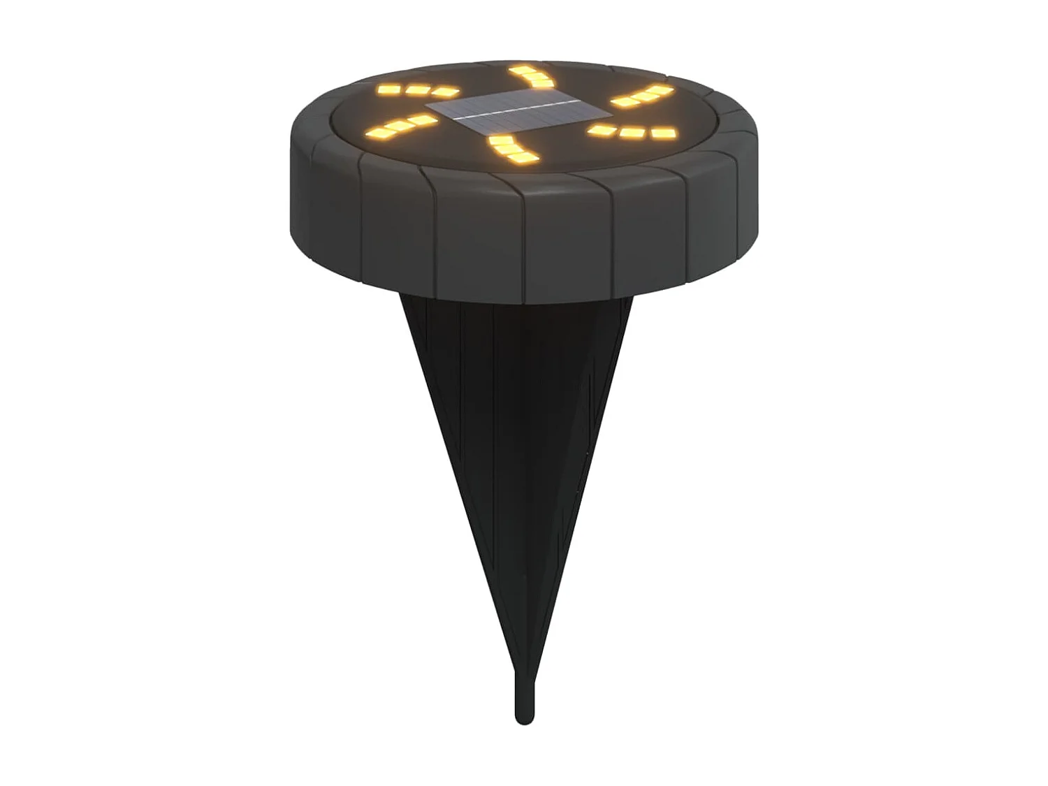 Luzes solares para exterior com espigões 12 pcs branco quente PT329439