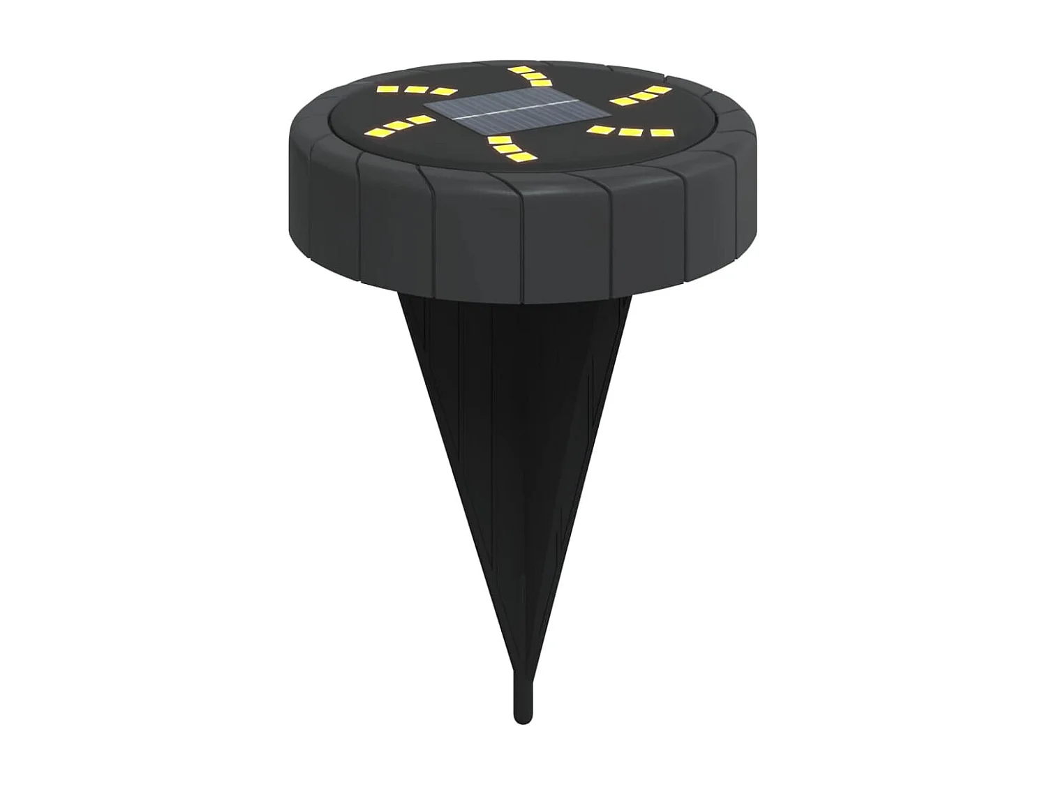 Luzes solares para exterior com espigões 12 pcs branco quente PT329439