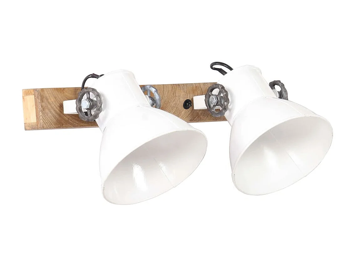 Lampe murale industrielle Blanc 45x25 cm E27 FR864481