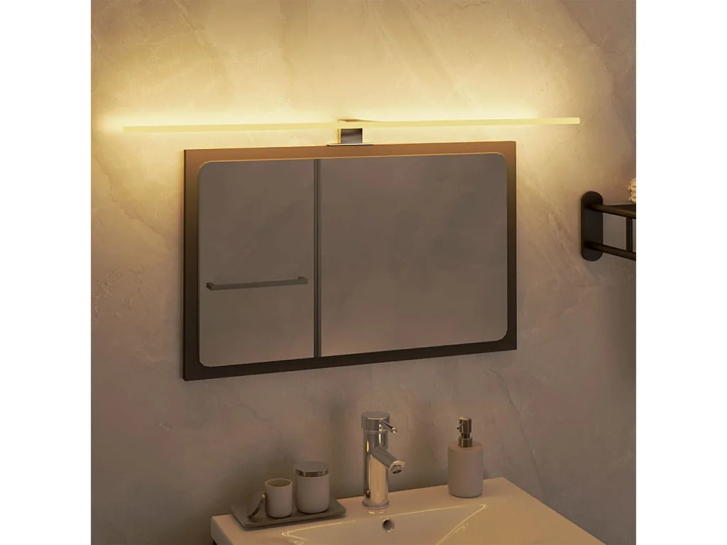 Lampe de miroir à LED 7,5 W Blanc chaud 80 cm 3000 K FR736080