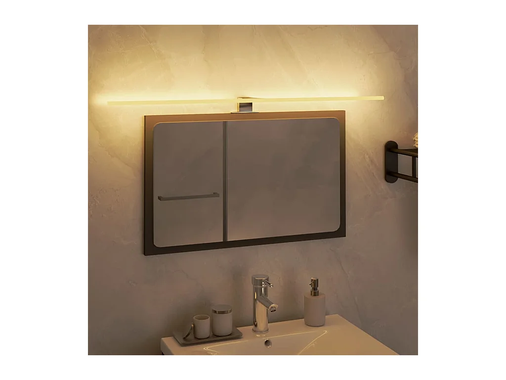 Lampe de miroir à LED 7,5 W Blanc chaud 80 cm 3000 K FR736080