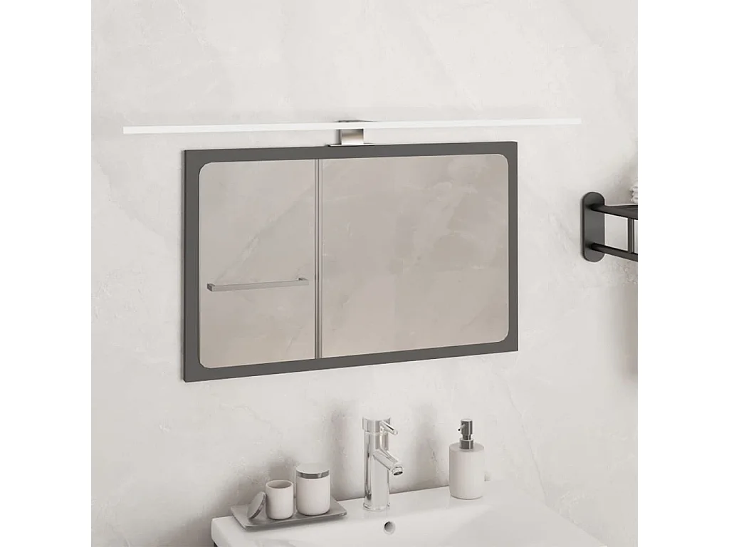 Luz LED para espelho 7,5 W 3000 K 80 cm branco quente PT657992