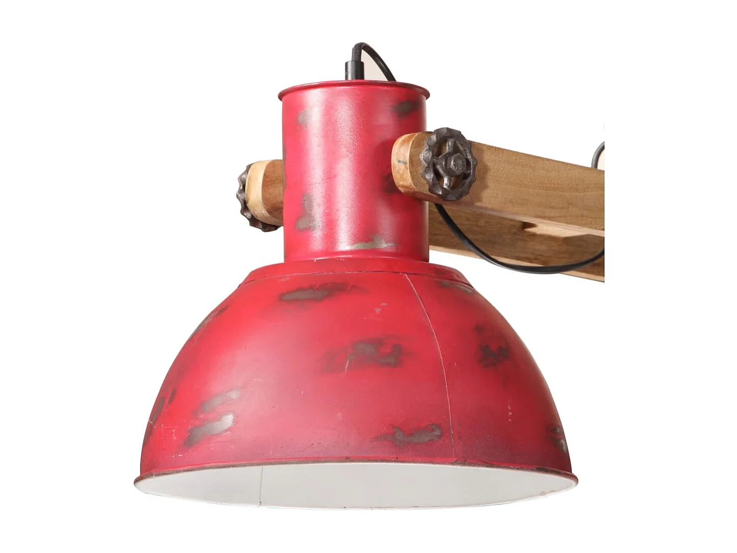 Lámpara de techo rojo desgastado 25 W E27 85x28x109 cm ES571564