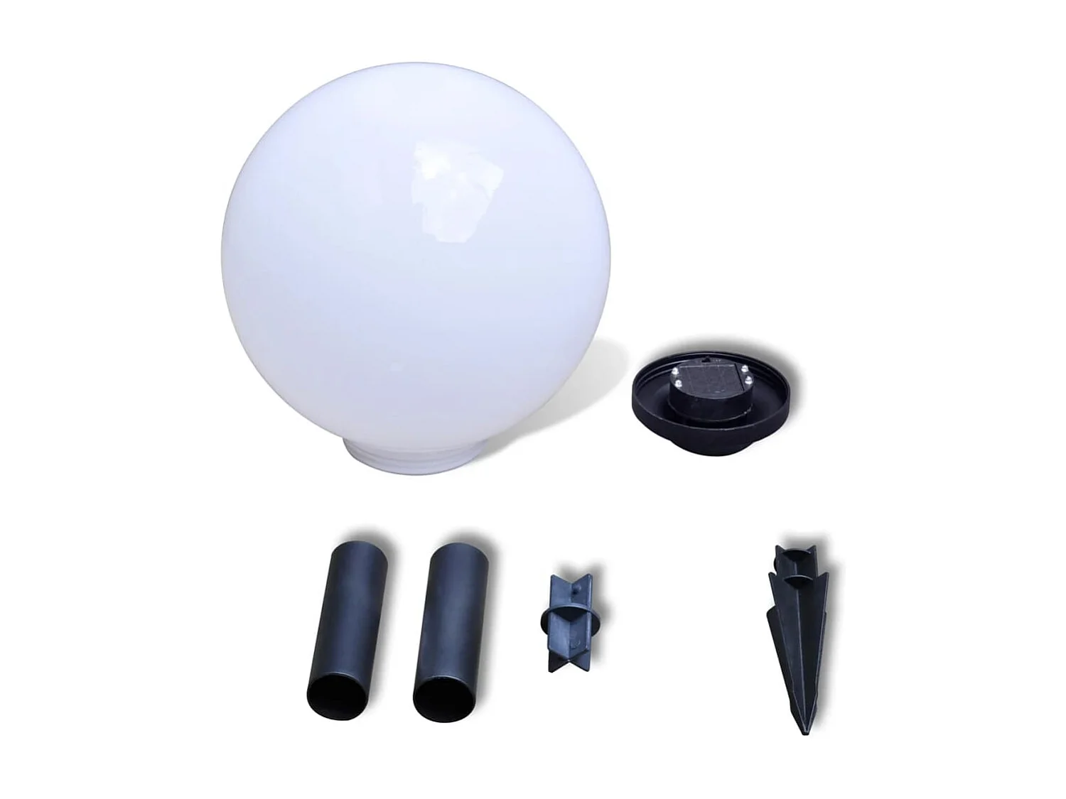 Lampes d'allée à LED 2 pcs 30 cm avec piquet de sol FR542251