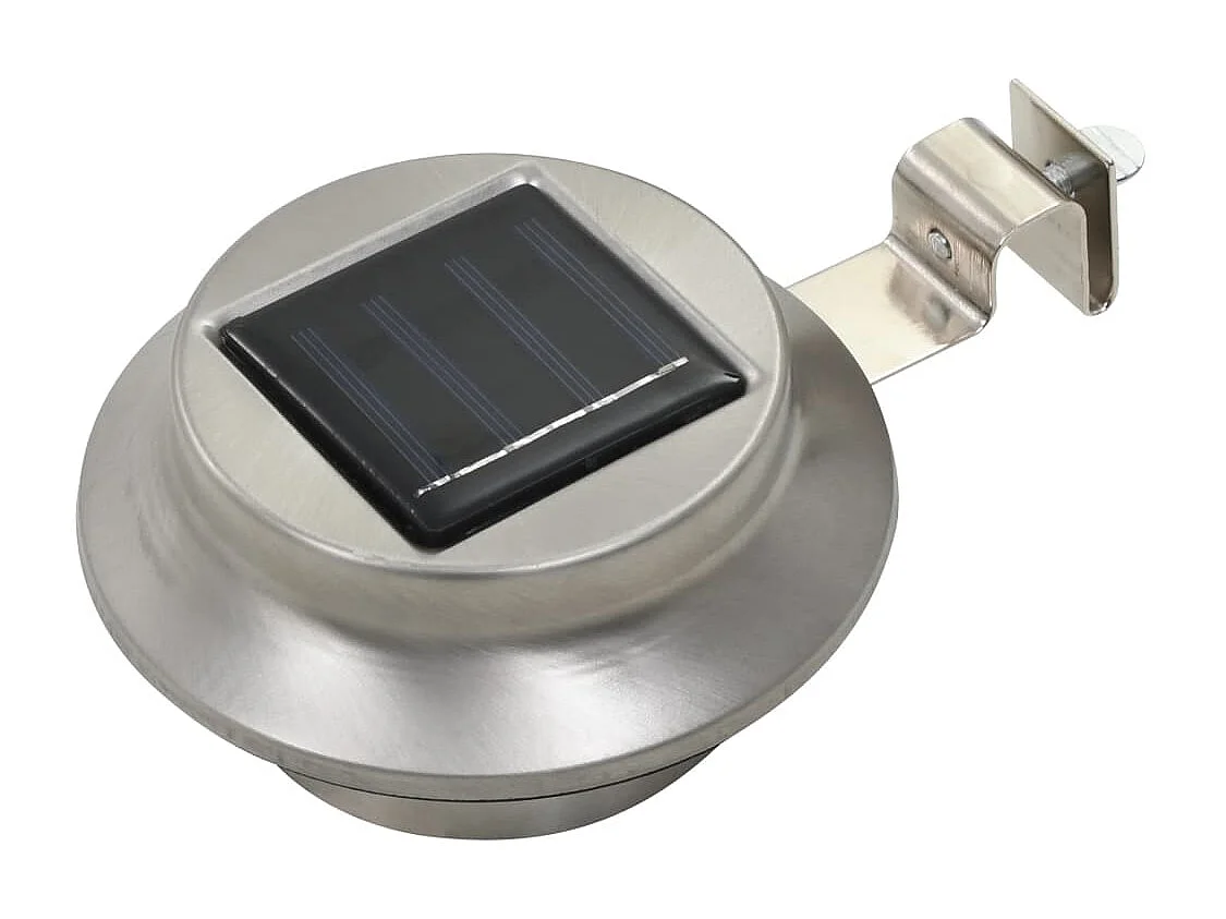 LED-solarlampen rond 12 cm wit 6 st BE261740