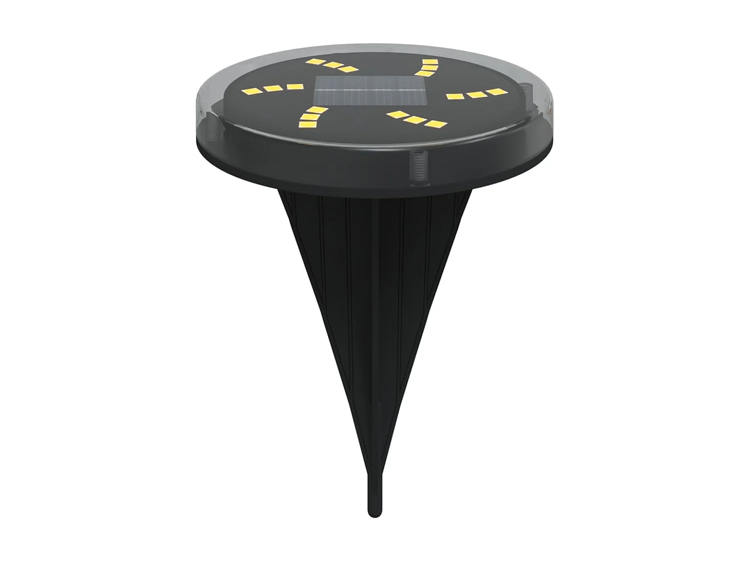 Lampes solaires de sol et piquets de sol extérieur 4 pcs FR807437