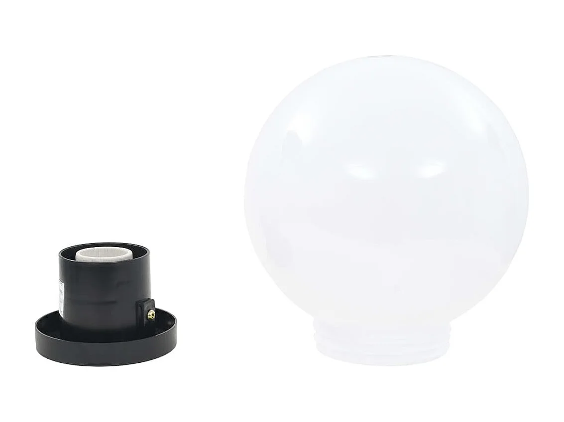 Lampe à LED sous forme de boule 2 pcs Sphérique 20 cm PMMA FR646825