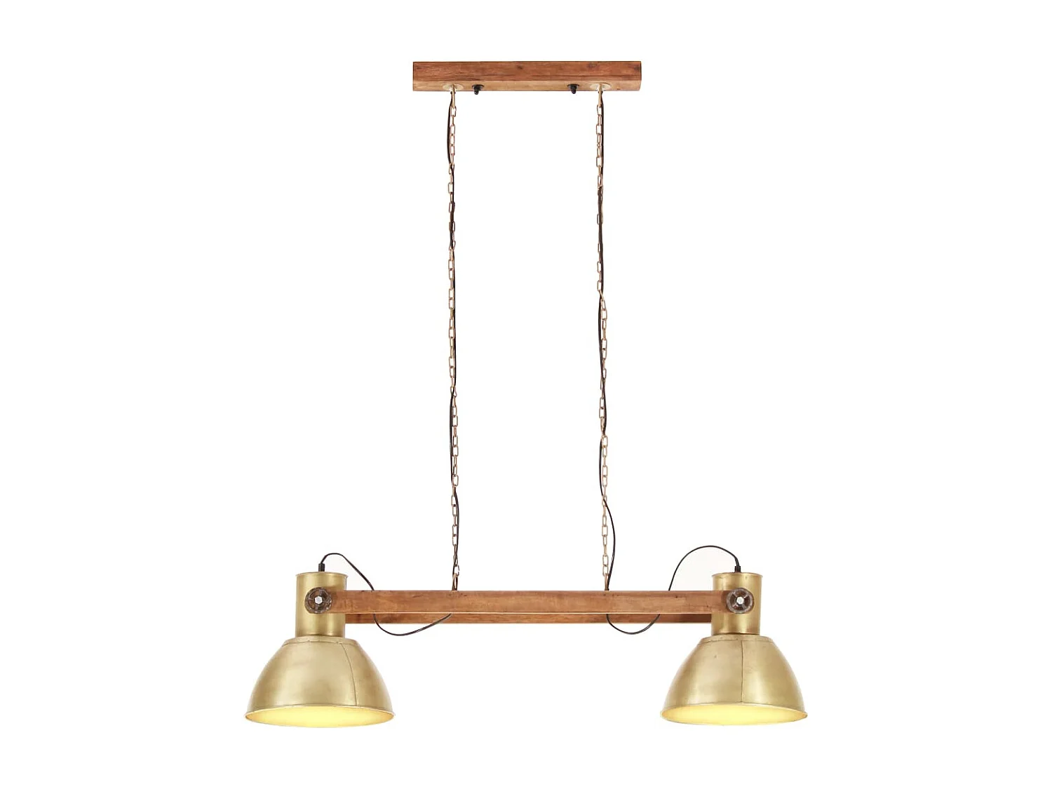 Candeeiro suspenso industrial 25 W 109 cm E27 bronze PT141225