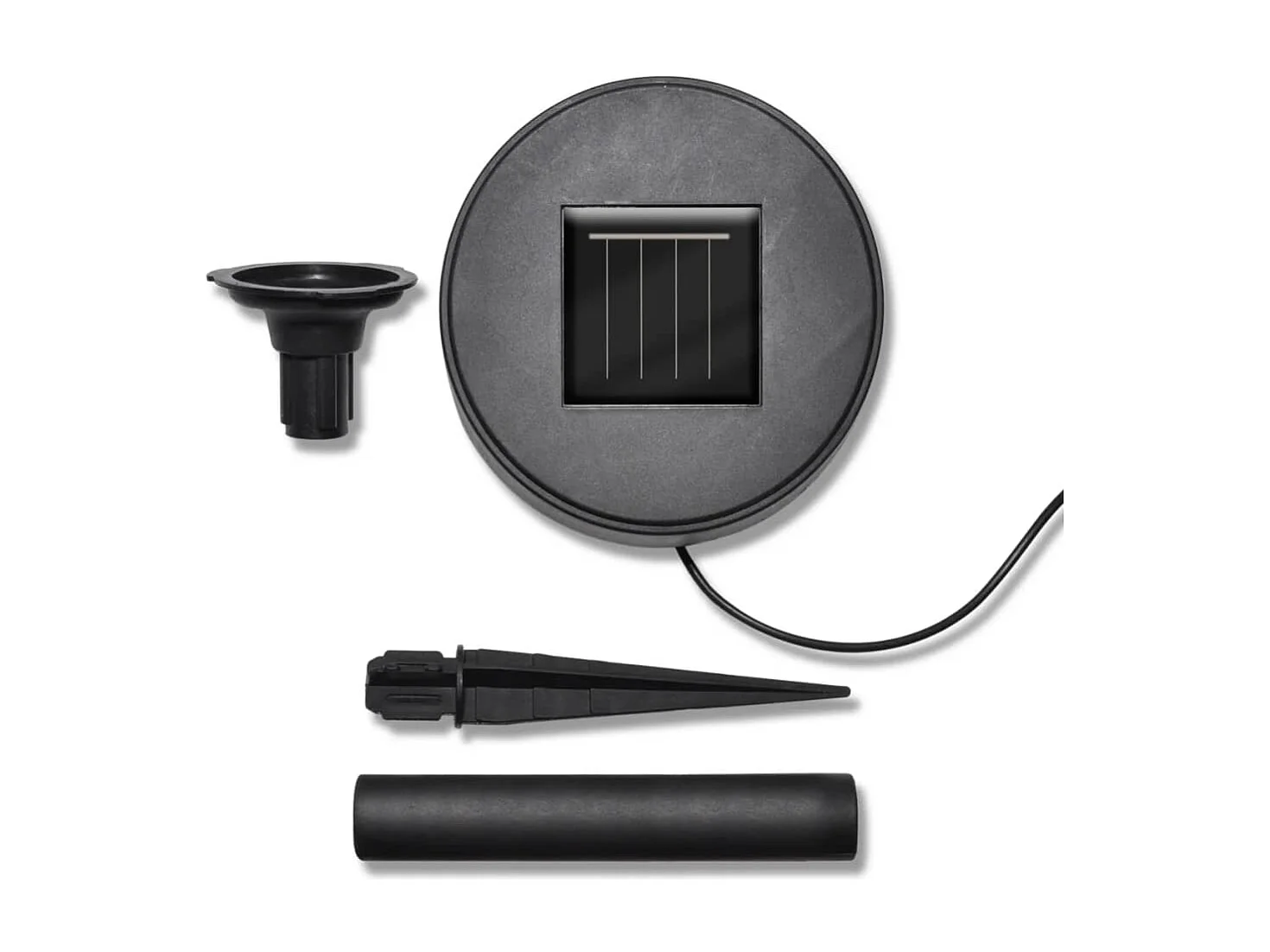 Lampes de jardin LED solaires 3 pcs avec piquet de sol FR524138