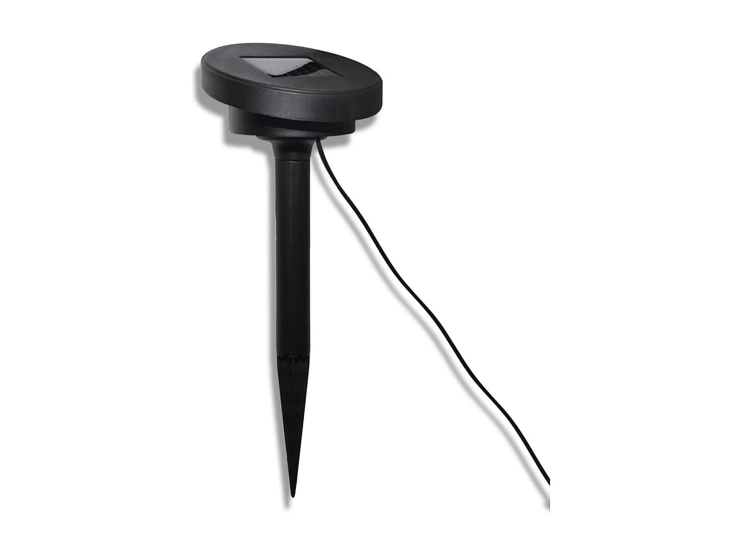 Lámparas de bola jardín LED  anclajes y paneles solares 3 uds ES502074