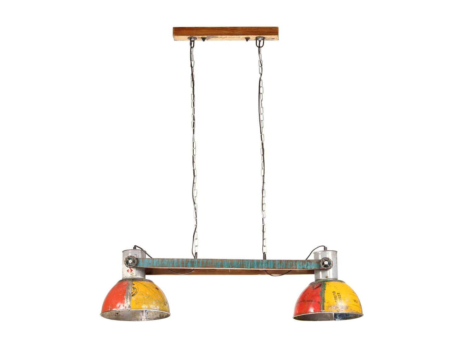 Candeeiro suspenso industrial 25W 111 cm E27 multicor PT665056