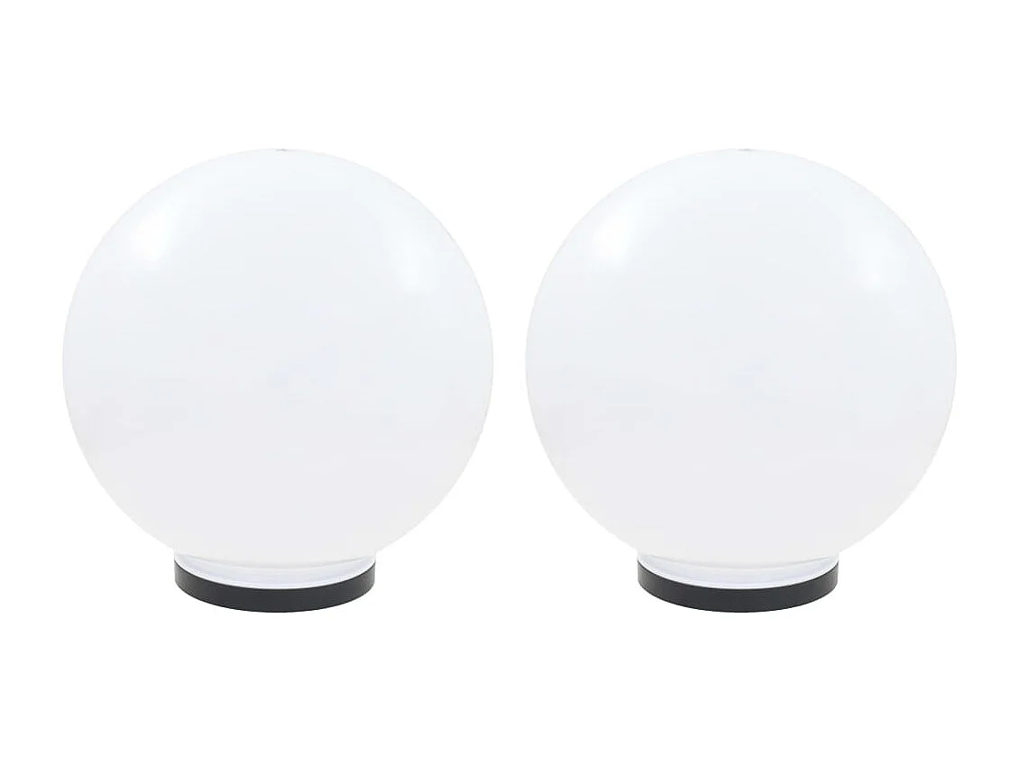 Lampe à LED sous forme de boule 2 pcs Sphérique 40 cm PMMA FR181210