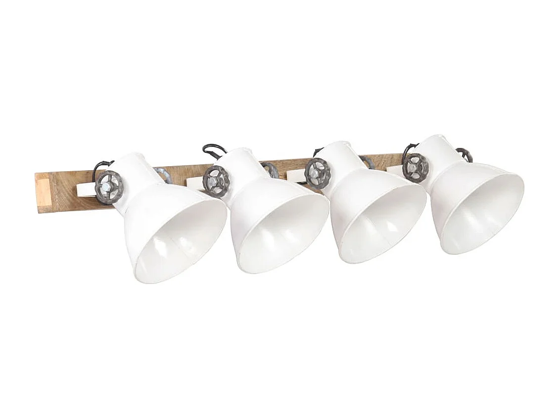 Lampe murale industrielle Blanc 90x25 cm E27 FR423143