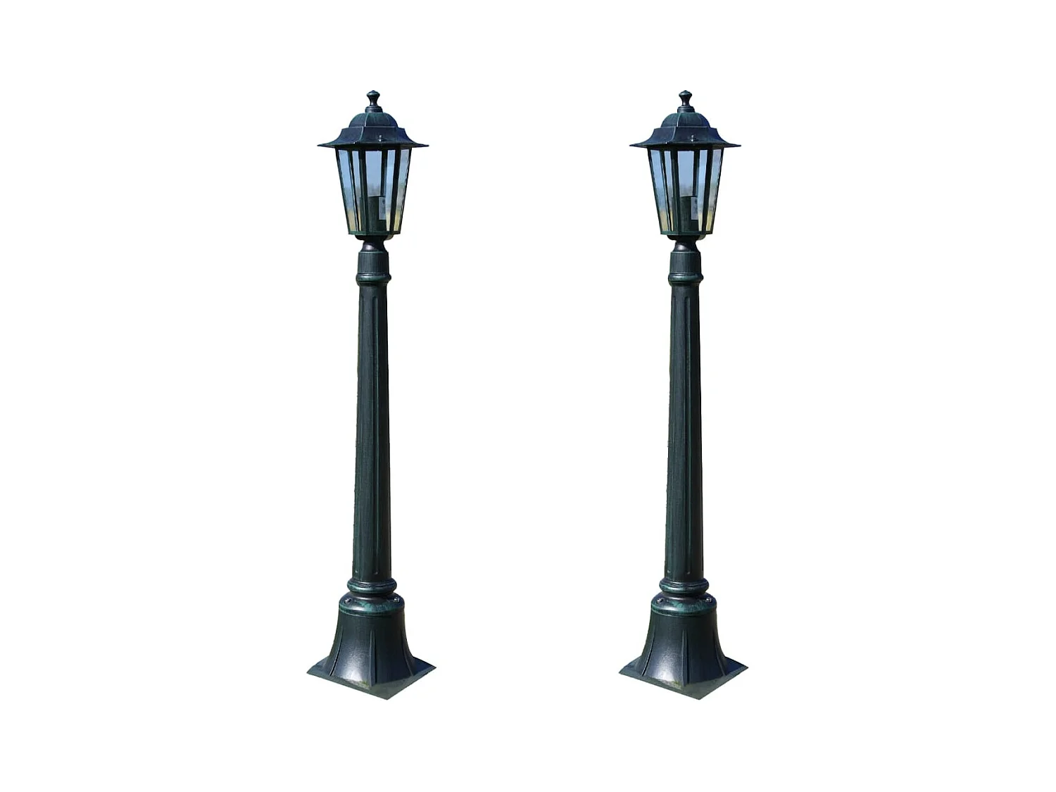 Lampes de jardin 2 pcs 105 cm FR652680