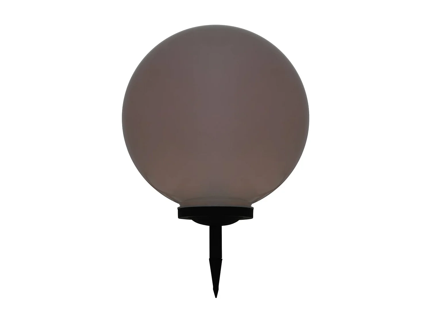 Lampe LED solaire d'extérieur sphérique 50 cm RVB FR248339