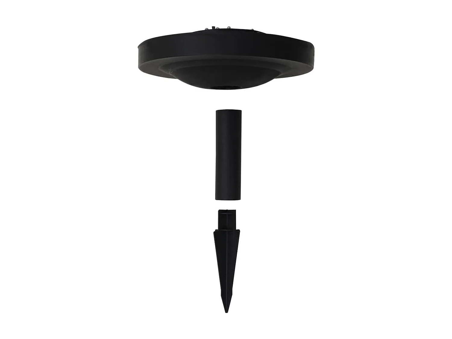 Lampe LED solaire d'extérieur sphérique 50 cm RVB FR248339