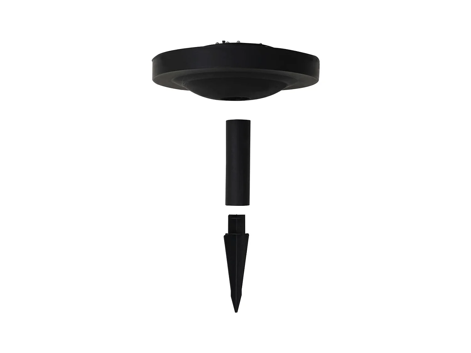 Lampe LED solaire d'extérieur sphérique 50 cm RVB FR248339