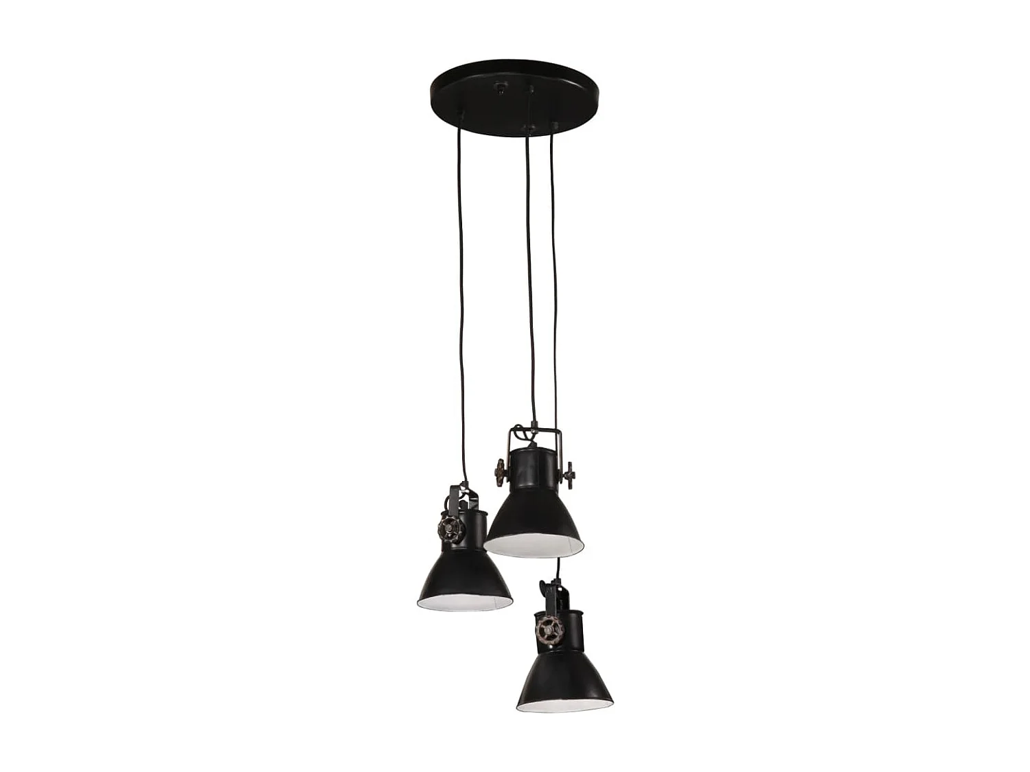 Lampe suspendue 25 W noir 30x30x100 cm E27 FR591713