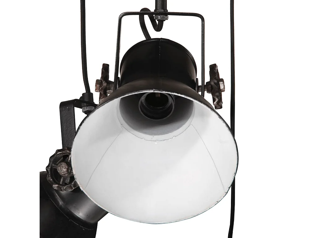 Lampe suspendue 25 W noir 30x30x100 cm E27 FR591713