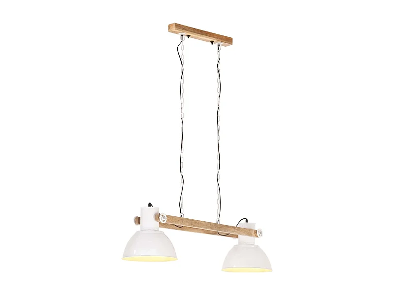 Hanglamp industrieel 25 W E27 109 cm wit BE768695