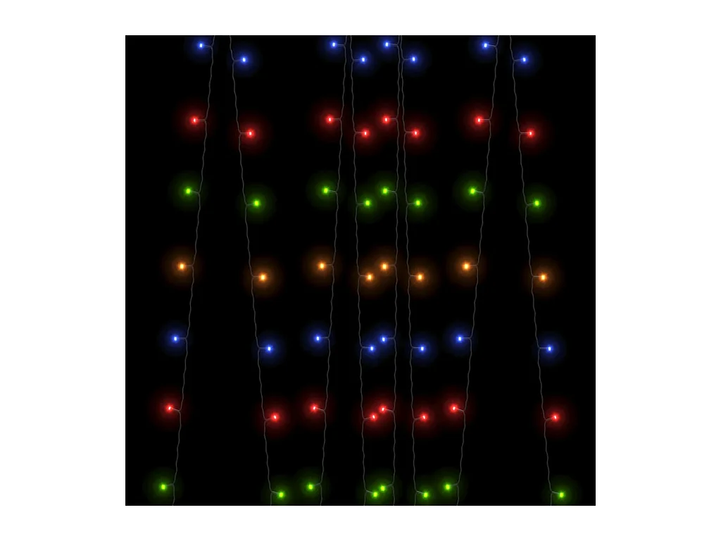 Lampes solaires 2 pcs 2x200 LED Multicolore Intérieur Extérieur FR440737