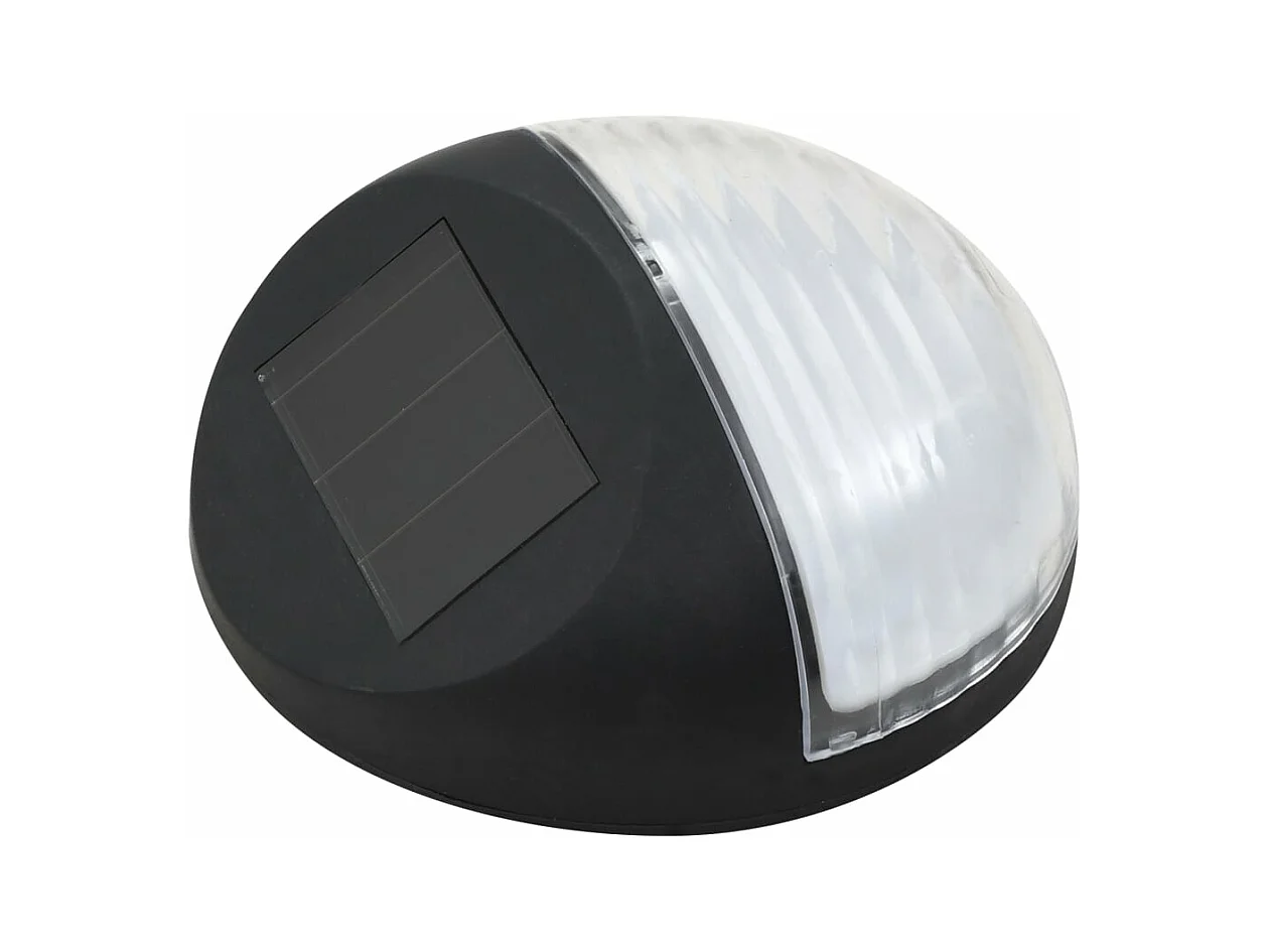 Solarwandlampen LED 24 st rond zwart BE426853