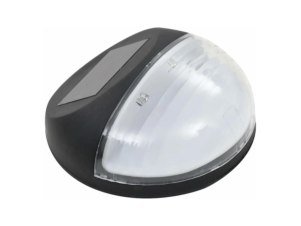 Solarwandlampen LED 24 st rond zwart BE426853