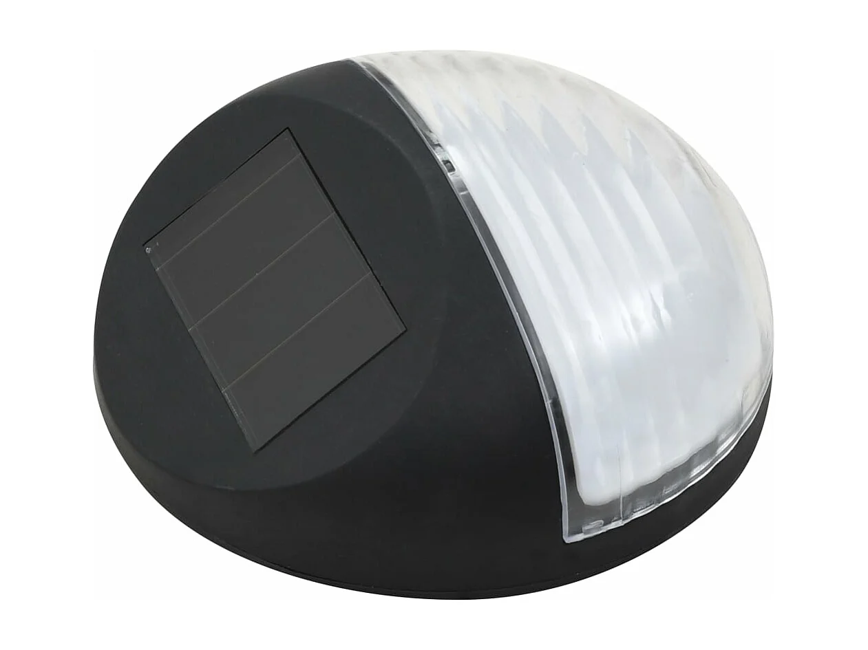 Solarwandlampen LED 24 st rond zwart BE426853