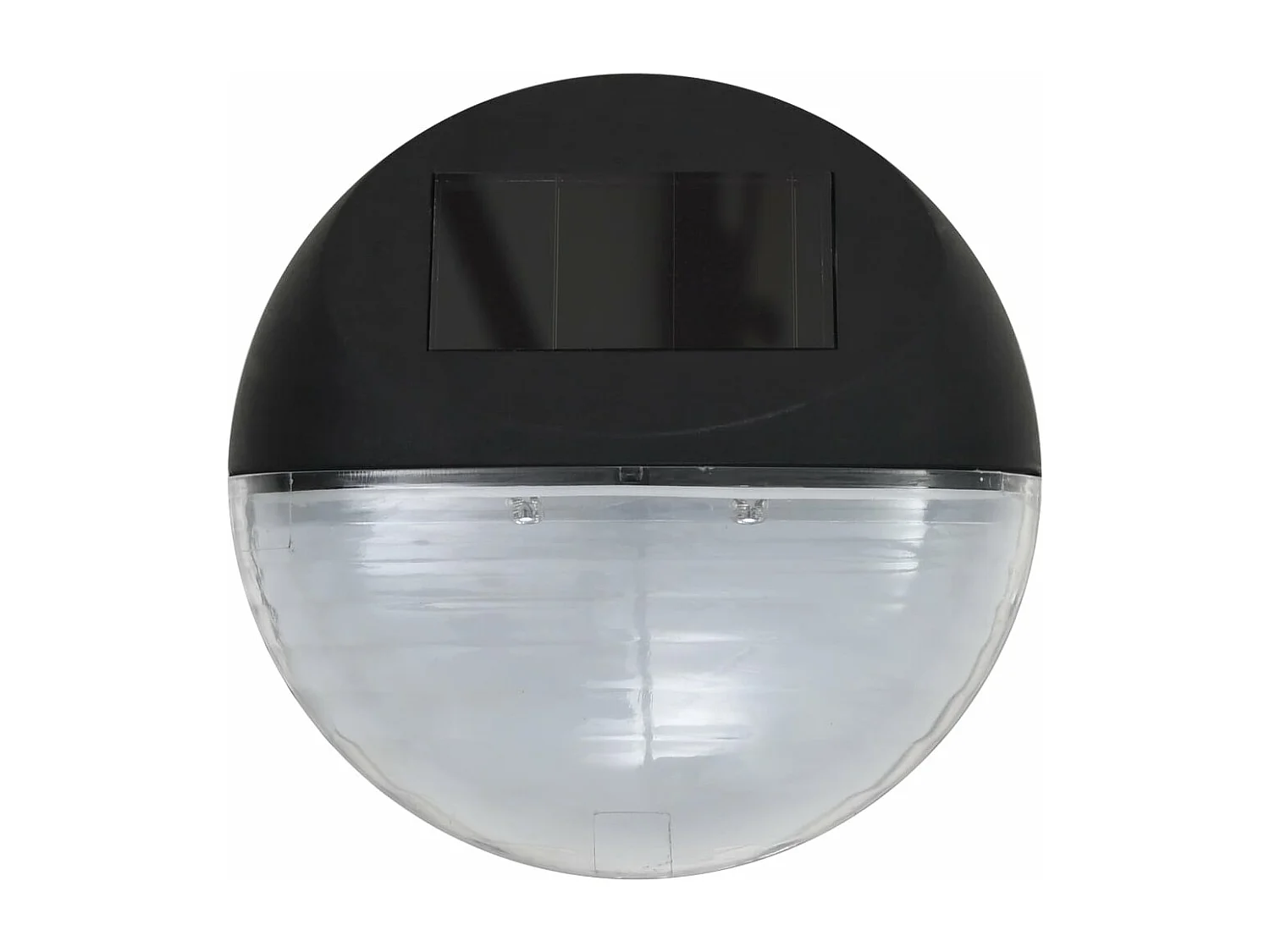Solarwandlampen LED 24 st rond zwart BE426853
