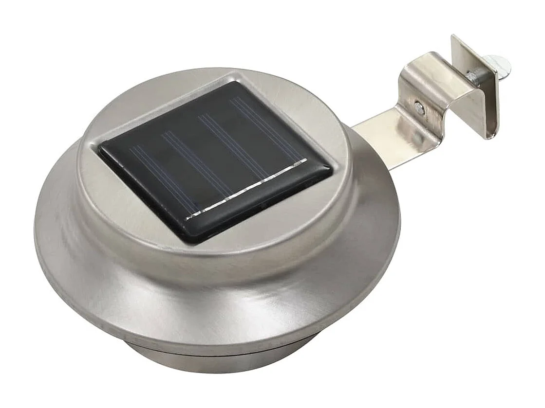 Solarlampen 12 st LED rond 12 cm wit BE826328