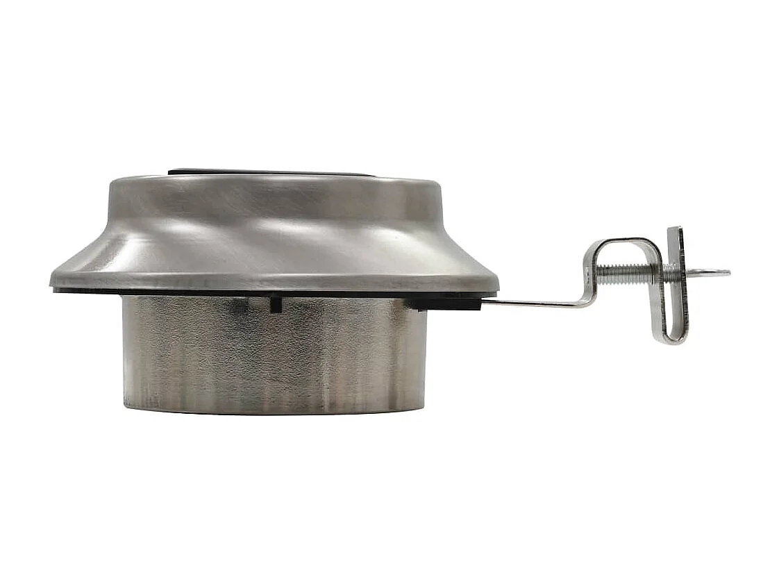 Solarlampen 12 st LED rond 12 cm wit BE826328