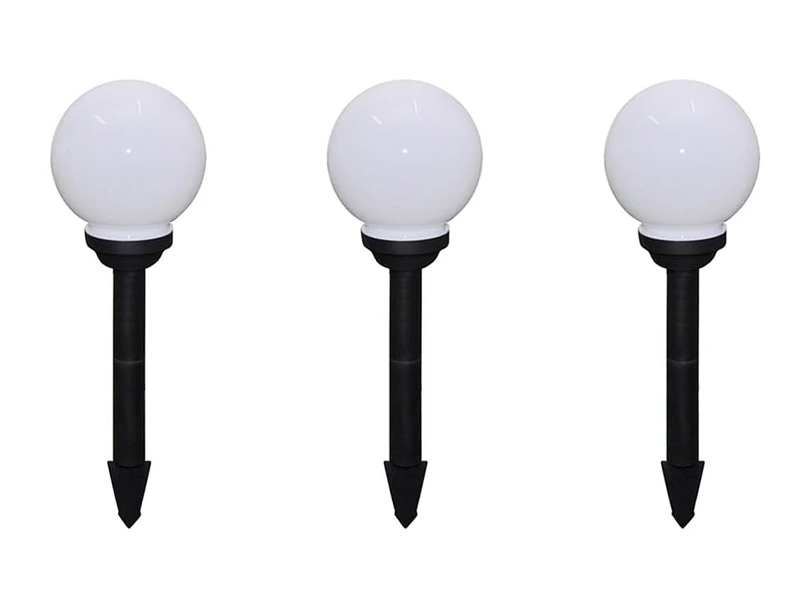 Tuinpadlampen 6 st met grondpin LED 20 cm BE335780