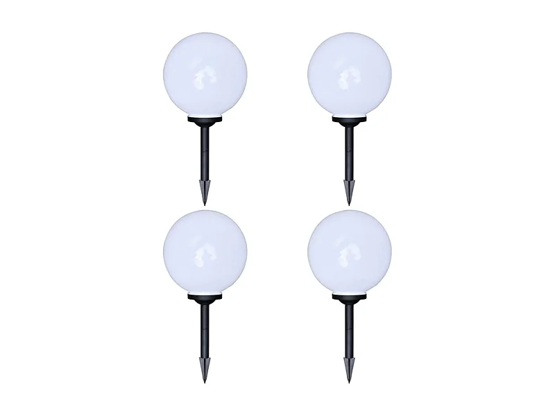 Candeeiros de exterior 4 pcs LED 30 cm com estacas de enterrar PT982651