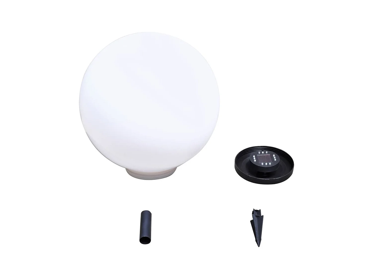 2 pcs Lampes d'allée d'extérieur à LED 50 cm et piquet au sol FR862729