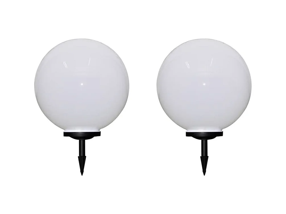 2 pcs Lampes d'allée d'extérieur à LED 50 cm et piquet au sol FR862729