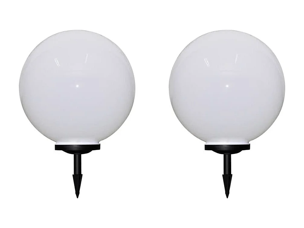 2 pcs Lampes d'allée d'extérieur à LED 50 cm et piquet au sol FR862729