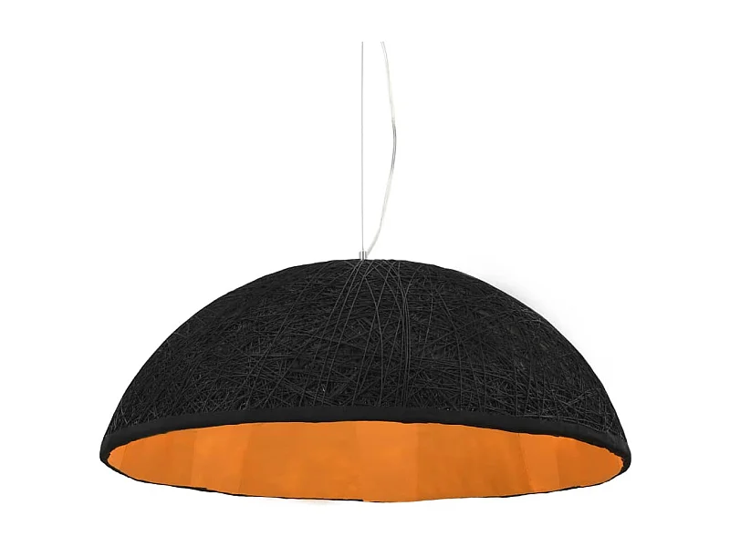 Lámpara colgante negro y dorado E27 Ø70 cm ES620157