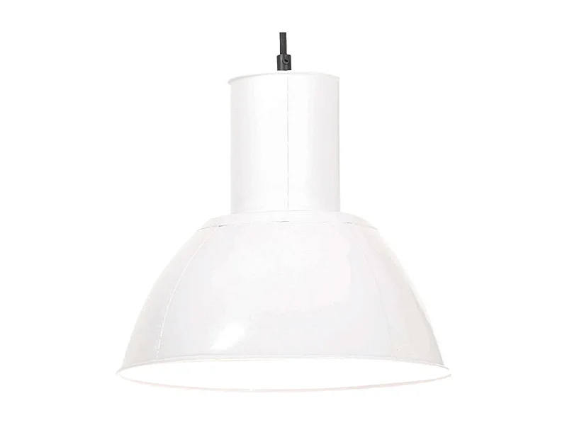Hanglamp rond 25 W E27 28,5 cm wit BE284642