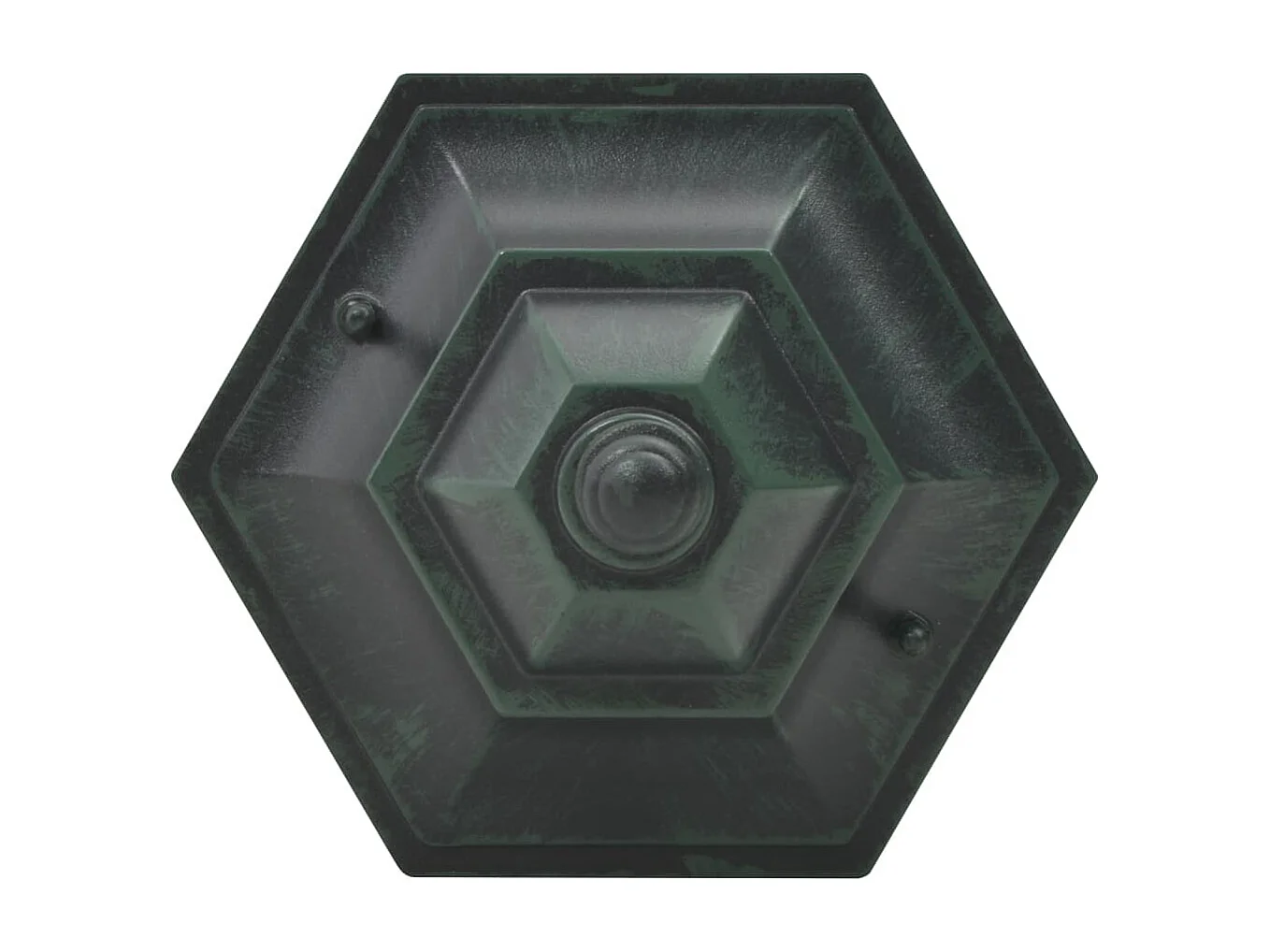 Lampe de jardin à piquet 6 pcs E27 110 cm Aluminium Vert foncé FR652666