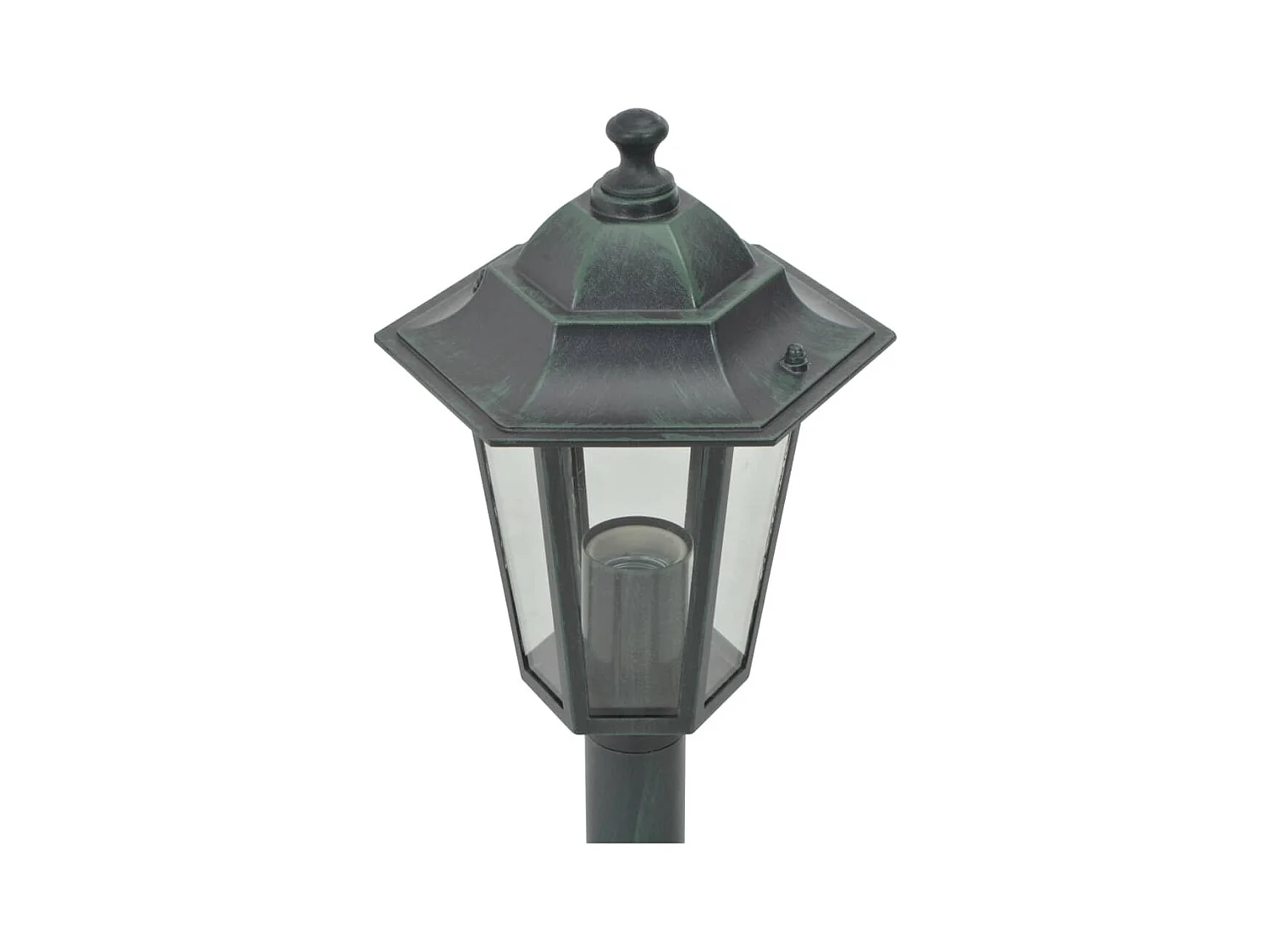 Lampe de jardin à piquet 6 pcs E27 110 cm Aluminium Vert foncé FR652666
