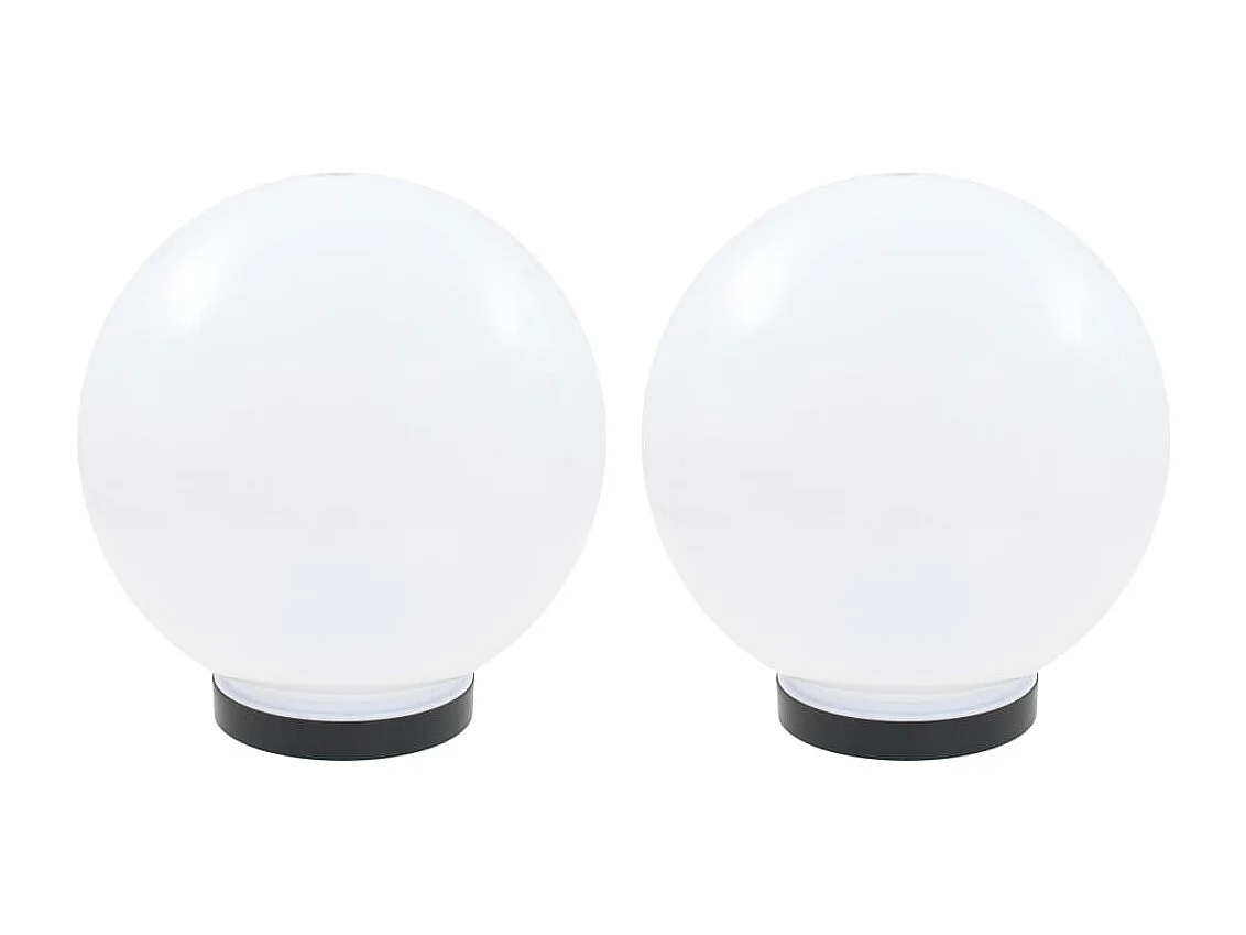 Lampe à LED sous forme de boule 2 pcs Sphérique 25 cm PMMA FR524238