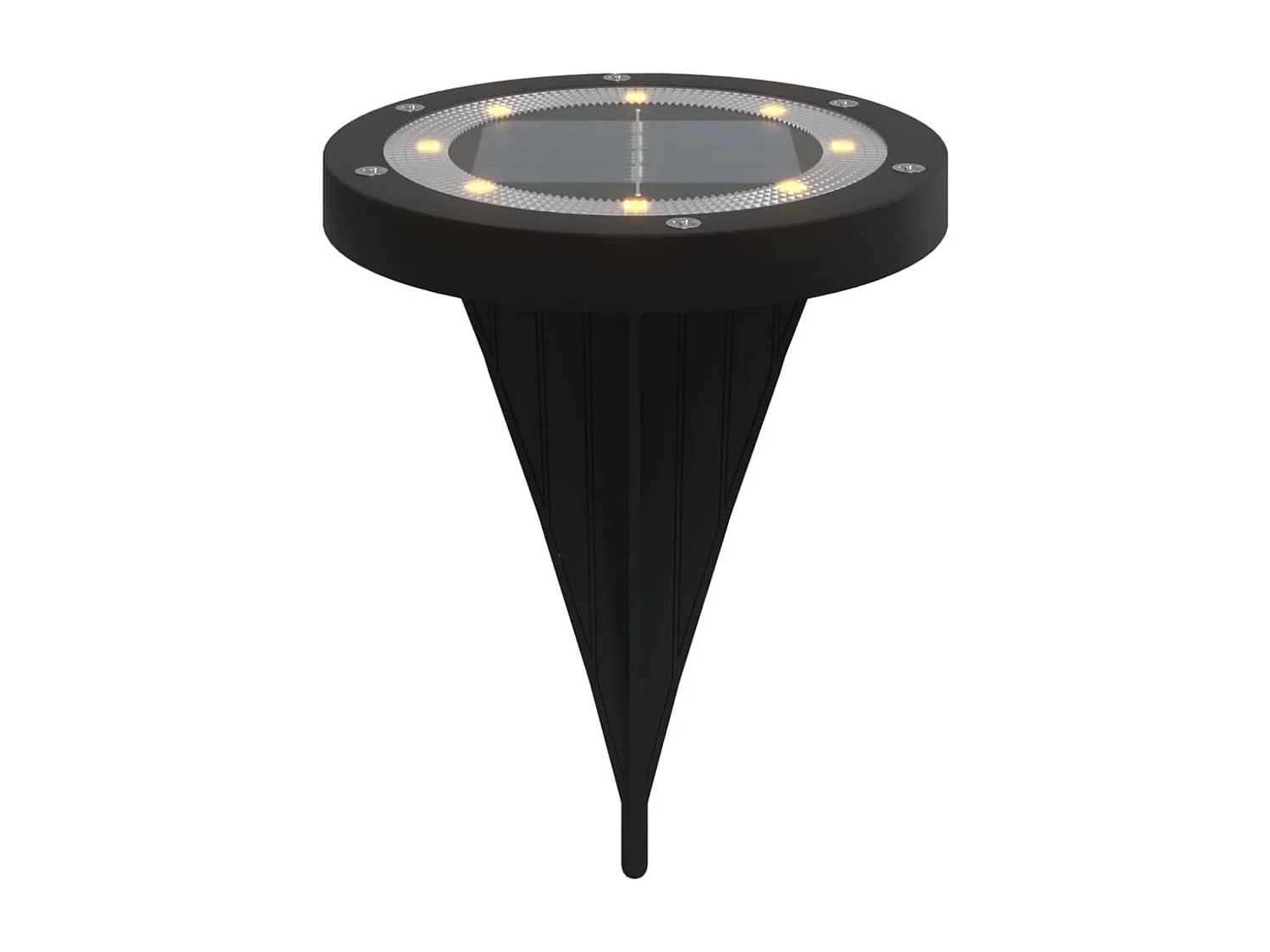 Lampes solaires de sol et piquets de sol extérieur 12 pcs FR355675