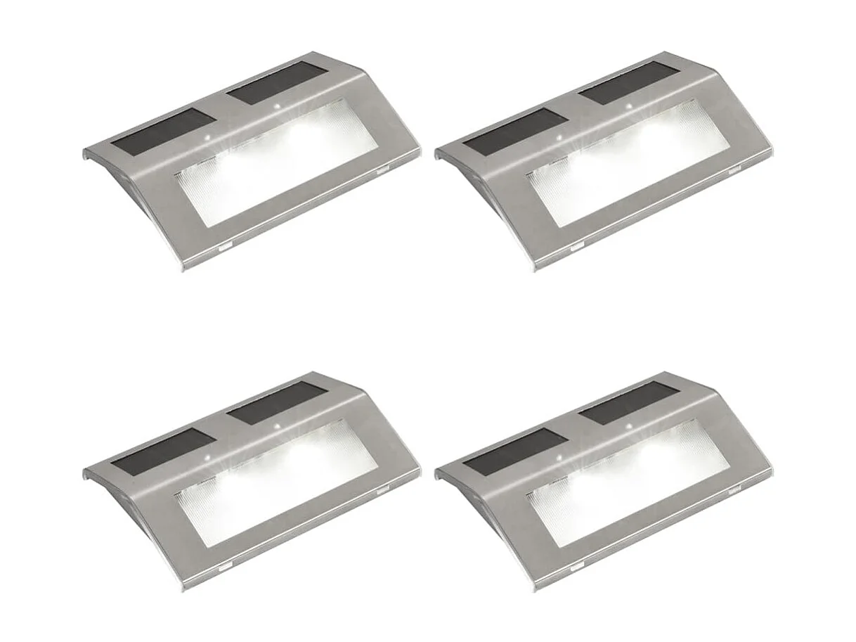 Lâmpadas solares para escadas, 4 pcs PT105990