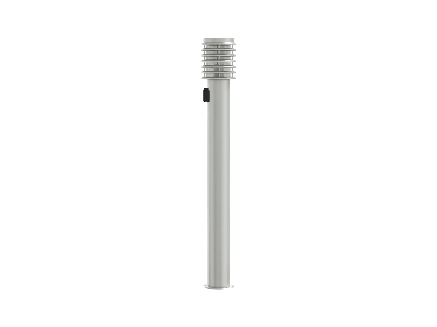 Lampadaires d'extérieur et sortie 3pcs argenté acier inoxydable FR422523