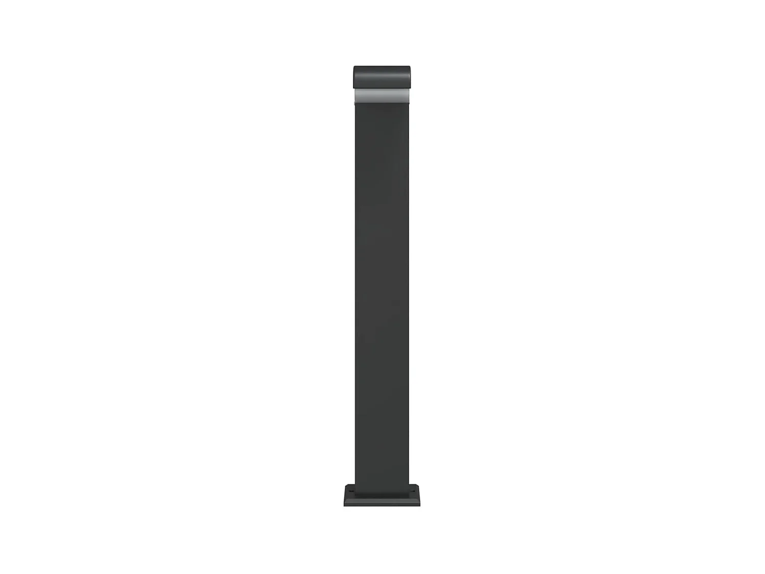 Lampadaires d'extérieur 3pcs noir aluminium moulé sous pression FR799263