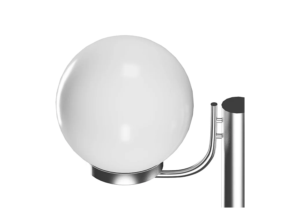 Tuinlantaarn met 2 peertjes 220 cm BE753980