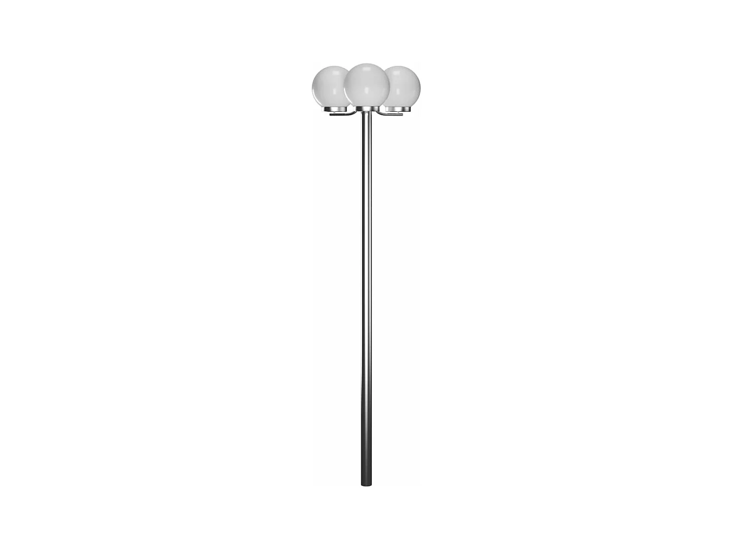 Lampadaire de jardin 3 lampes 220 cm FR714626