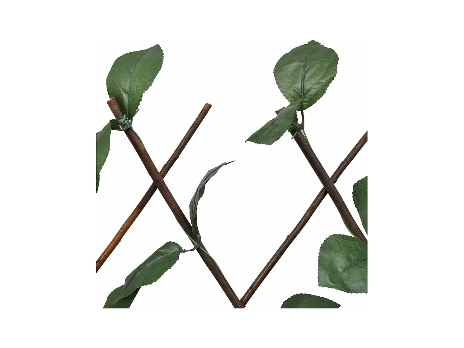 Clôtures à treillis de saule 5pcs feuille artificielle 180x60cm FR963926