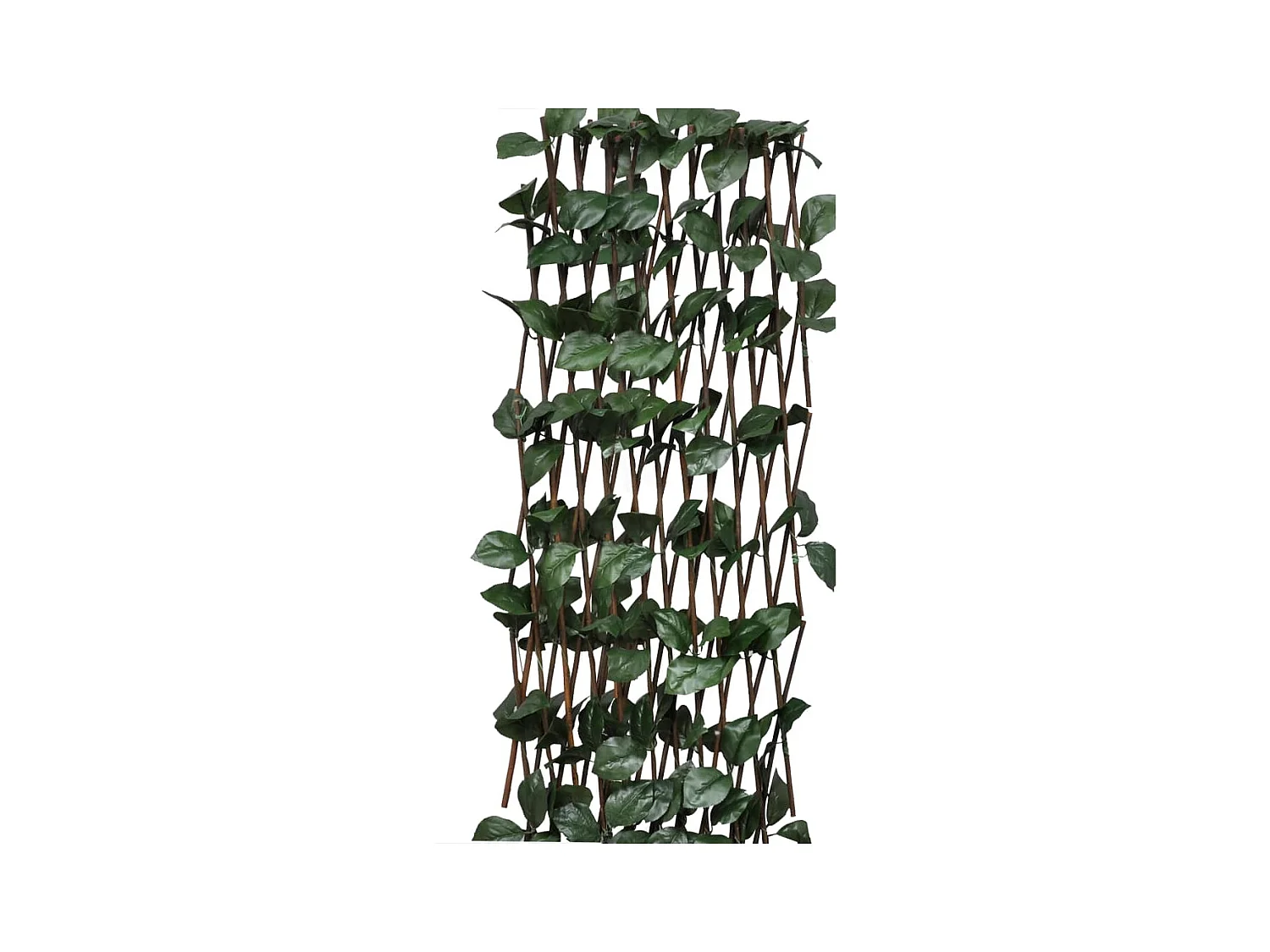Clôtures à treillis de saule 5pcs feuille artificielle 180x60cm FR963926